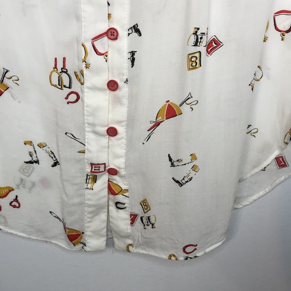 Anthropologie conversations limited edition blouse - Picture 4 of 11